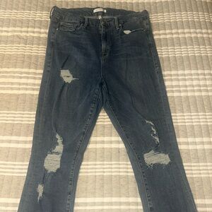 Good American distressed good legs 14/32